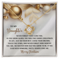 To My Daughter | How Worthy | Love Knot Necklace (Yellow & White Gold Variants)