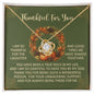 Thankful For You | By My Side | Love Knot Necklace (Yellow & White Gold Variants)
