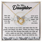 To My Daughter | My Wish | Love Knot Necklace