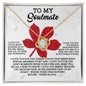 To My Soulmate | There Is Love | Love Knot Necklace