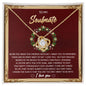 To My Soulmate | To Be With | Love Knot Necklace (Yellow & White Gold Variants)