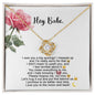 I'm Sorry | Let's Hug It Out | Love Knot Necklace