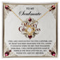 To My Soulmate | I Found You | Love Knot Necklace (Yellow & White Gold Variants)