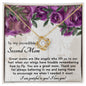 Bonus Mom | Grateful For You | Love Knot Necklace