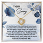 I Am Sorry | Push You Away | Love Knot Necklace