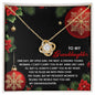 To My Granddaughter | Proudest Moment | Love Knot Necklace (Yellow & White Gold Variants)