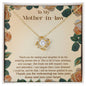 Mother-In-Law | Grateful To You | Love Knot Necklace