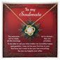 To My Soulmate | The Memories | Love Knot Necklace (Yellow & White Gold Variants)