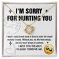I'm Sorry For Hurting You | Travel Back | Love Knot Necklace