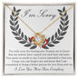 I'm Sorry | From Now On | Love Knot Necklace