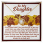 To My Daughter | On Your Own | Love Knot Necklace