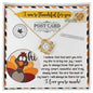 I Am So Thankful For You | The Beat Of My Heart | Love Knot Necklace (Yellow & White Gold Variants)