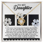 To My Daughter | Loudest Cheerleader | Love Knot Necklace