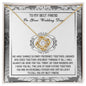 Best Friend | An Incredible Person | Love Knot Necklace