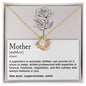 Mom | Superhero | Love Knot Necklace