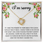 I'm Sorry | Make It Right | Love Knot Necklace