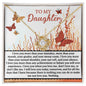 To My Daughter | Love You More | Love Knot Necklace