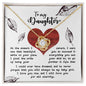 To My Daughter | Smile On Your Face | Love Knot Necklace