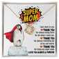 Mom | Super Mom | Love Knot Necklace