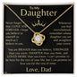 To My Daughter | "You Are Braver Than You Think" | Love Knot Necklace - Love Dad ⭐⭐⭐⭐