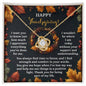 Happy Thanksgiving | Hope When I've Lost My Way | Love Knot Necklace (Yellow & White Gold Variants)