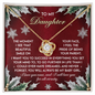 To My Daughter | All Eternity | Love Knot Necklace (Yellow & White Gold Variants)