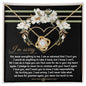 I'm Sorry | Big Heart | Love Knot Necklace