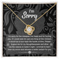 I'm Sorry | Just One Thing | Love Knot Necklace