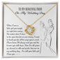 To My Beautiful Mom | On My Wedding Day | Love Knot Necklace