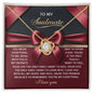 To My Soulmate | Heart And Soul | Love Knot Necklace (Yellow & White Gold Variants)