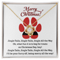To My FurMom | Furry Elf | Love Knot Necklace (Yellow & White Gold Variants)