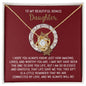 To My Beautiful Bonus Daughter | Always Will Be | Love Knot Necklace