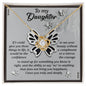 To My Daughter | To See Your Beauty | Love Knot Necklace