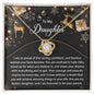 To My Daughter | Amazing Things | Love Knot Necklace (Yellow & White Gold Variants)