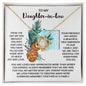 To My Daughter-in-Law | Here For You | Love Knot Necklace (Yellow & White Gold Variants)