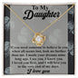To My Daughter | My Days | Love Knot Necklace