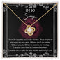 I'm So Sorry | I Am Nothing | Love Knot Necklace