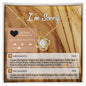 I'm Sorry | Stronger Person To Forgive | Love Knot Necklace
