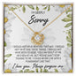 I'm Deeply Sorry | Please Don't Stop | Love Knot Necklace