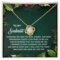 To My Soulmate | Chose Me Too | Love Knot Necklace (Yellow & White Gold Variants)