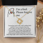 Sorry | I Want To Make Things Right | Love Knot Necklace