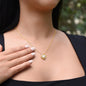 Stunning Daughter Gift | "My Last Breath" | White Gold Love Knot Necklace