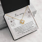 I'm Sorry | For The Pain | Love Knot Necklace
