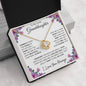 To My Lovely Granddaughter | Someday When... Roses on White | Love Knot Necklace