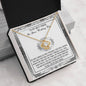 Best Friend | An Incredible Person | Love Knot Necklace