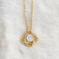 To My Daughter | This Old Lion Will Always Have Your Back | Love Dad | Love Knot Necklace