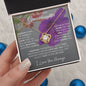 To My Lovely Granddaughter | Someday When... Violet | Love Knot Necklace