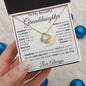 To My Beautiful Granddaughter | Always Keep Me In Your Heart | Love Knot Necklace
