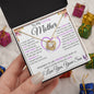 To My Loving Mother | Love Knot Necklace | Love Your Son (or Daughter) - The Sweetest Gift