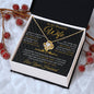 To My Beautiful Wife | "In You, I Found The Love of My Life" | Love Knot Necklace